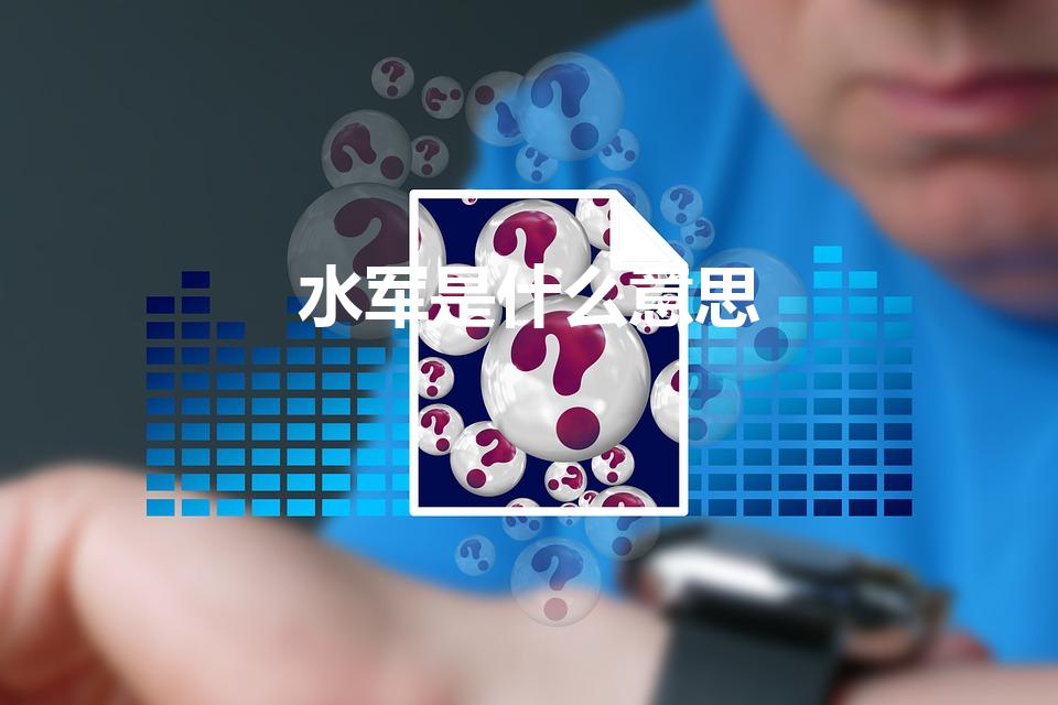 水军是什么意思（水军什么意思）