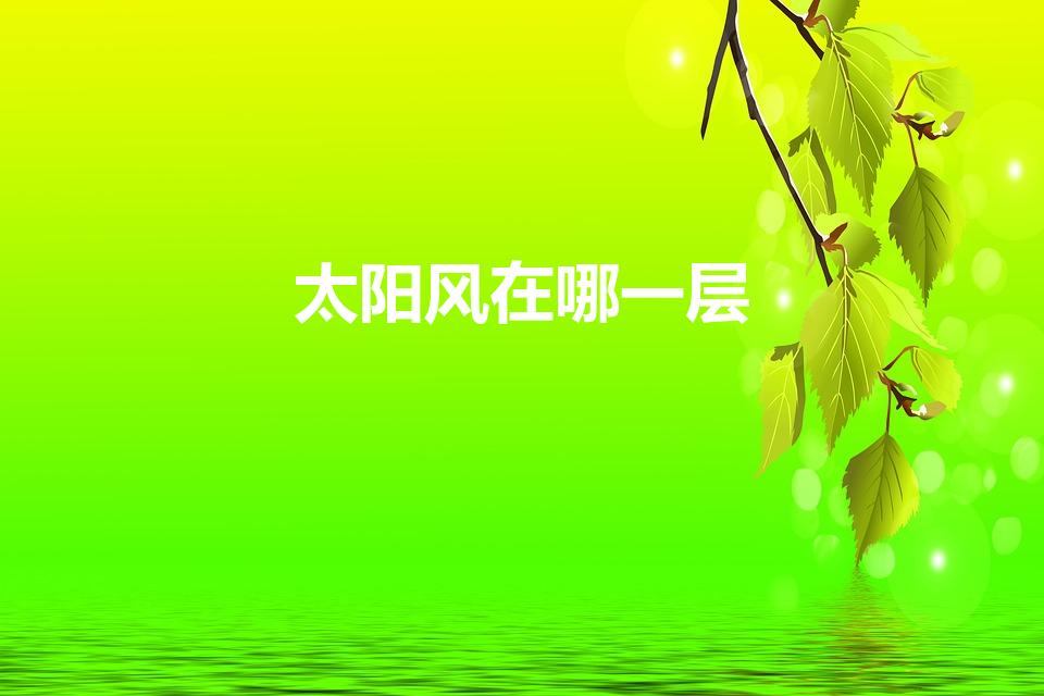 太阳风在哪一层（太阳风为什么出现在日冕层）