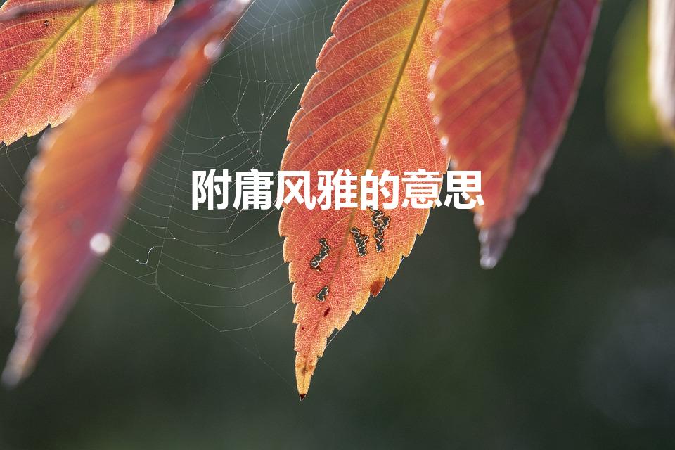附庸风雅的意思（附庸风雅是什么意思）