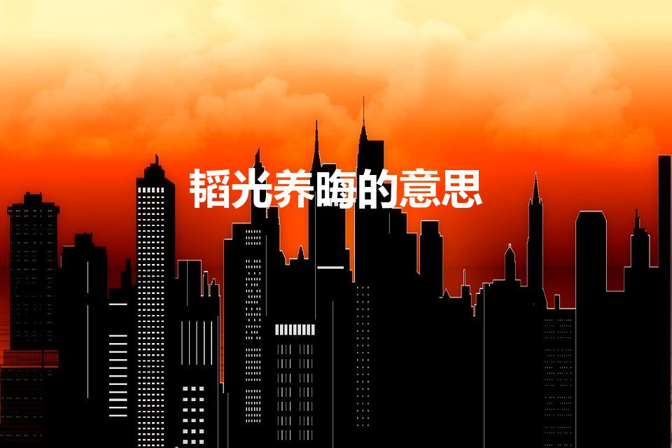 韬光养晦的意思（韬光养晦的含义是什么）