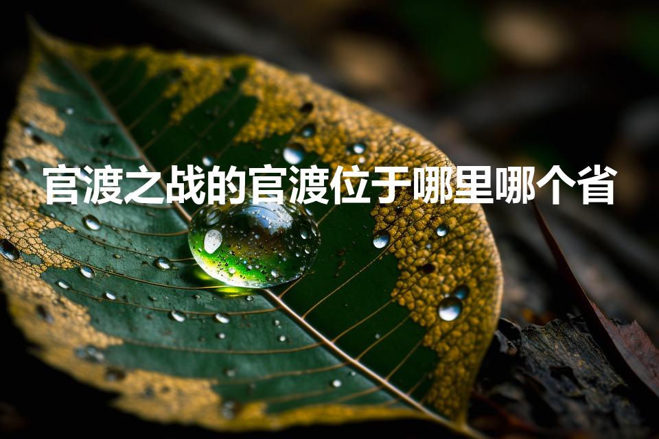 官渡之战的官渡位于哪里哪个省（官渡之战的官渡位于哪里）