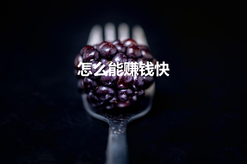 怎么能赚钱快（怎么赚钱更快）