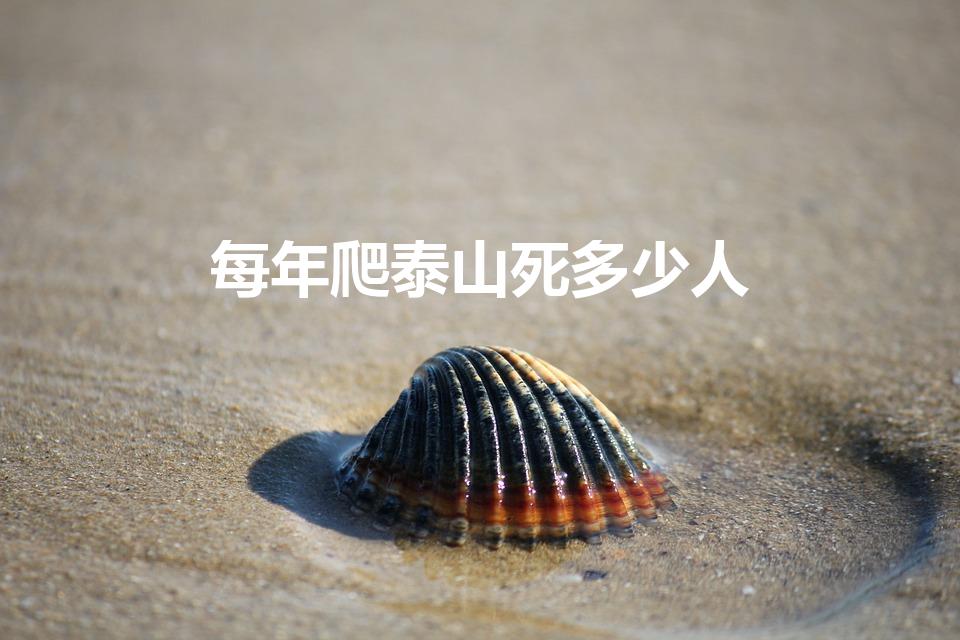 每年爬泰山死多少人（泰山死过多少人）