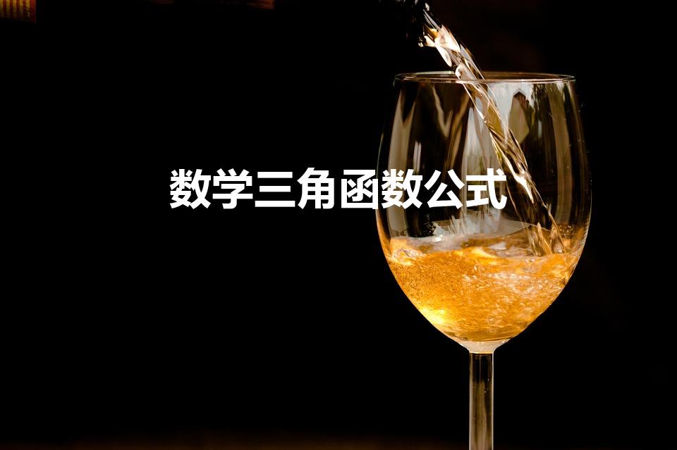 数学三角函数公式（三角函数定义公式）