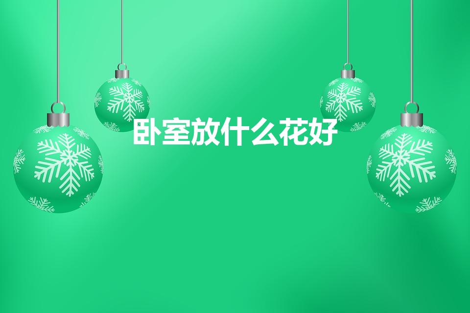 卧室放什么花好（最适合放卧室的十种花）