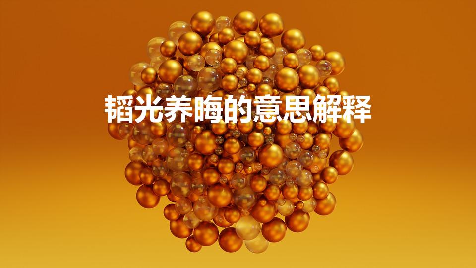 韬光养晦的意思解释（韬光养晦是什么意思）