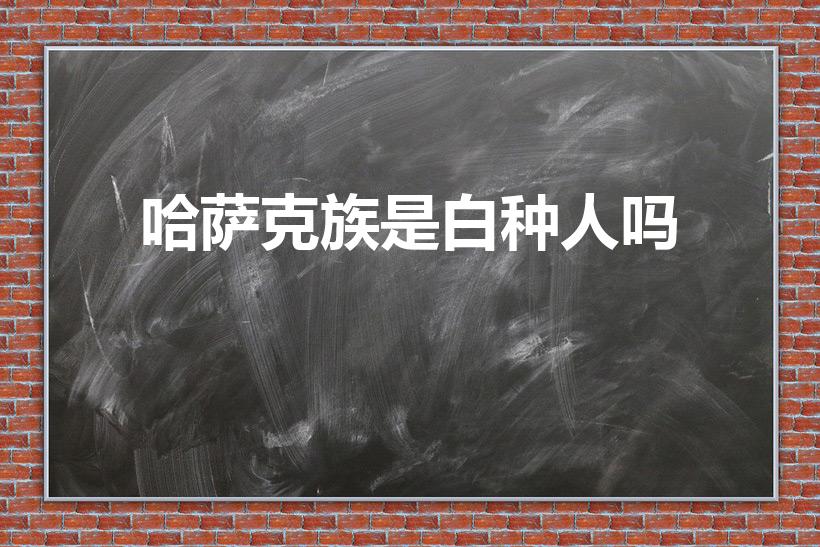 哈萨克族是白种人吗（哈萨克族是什么人种）