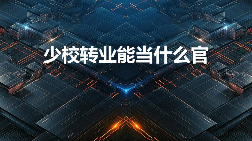 少校转业能当什么官（少校退伍到地方能当什么干部）