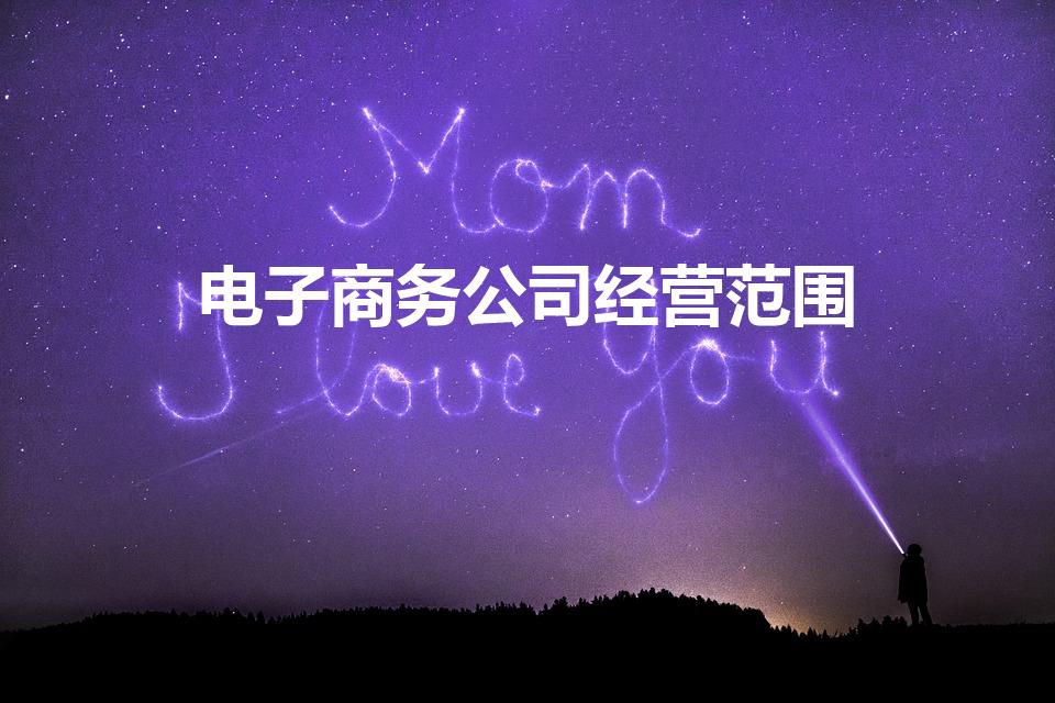 电子商务公司经营范围（电子商务科技有限公司经营范围）
