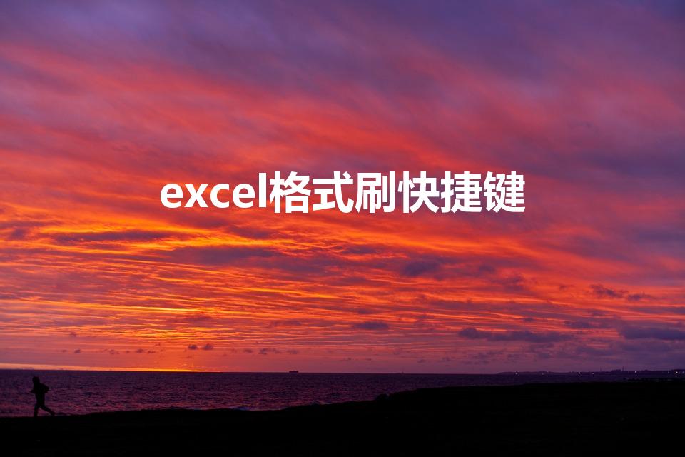 excel格式刷快捷键（Excel格式刷有快捷键吗）