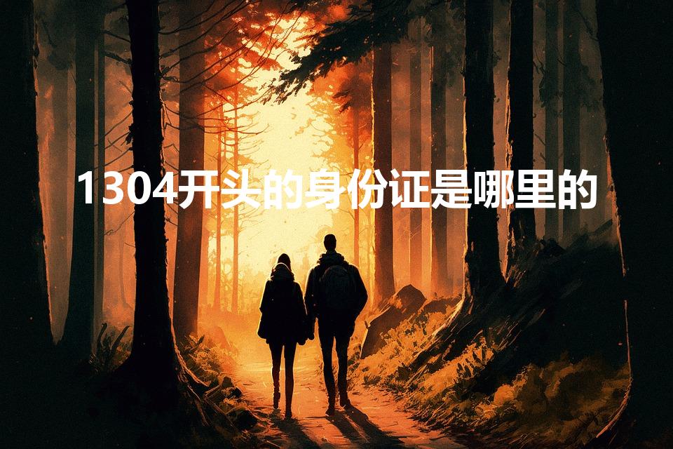 1304开头的身份证是哪里的