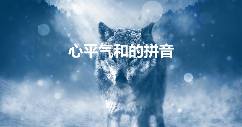 心平气和的拼音（心平气和的读音）