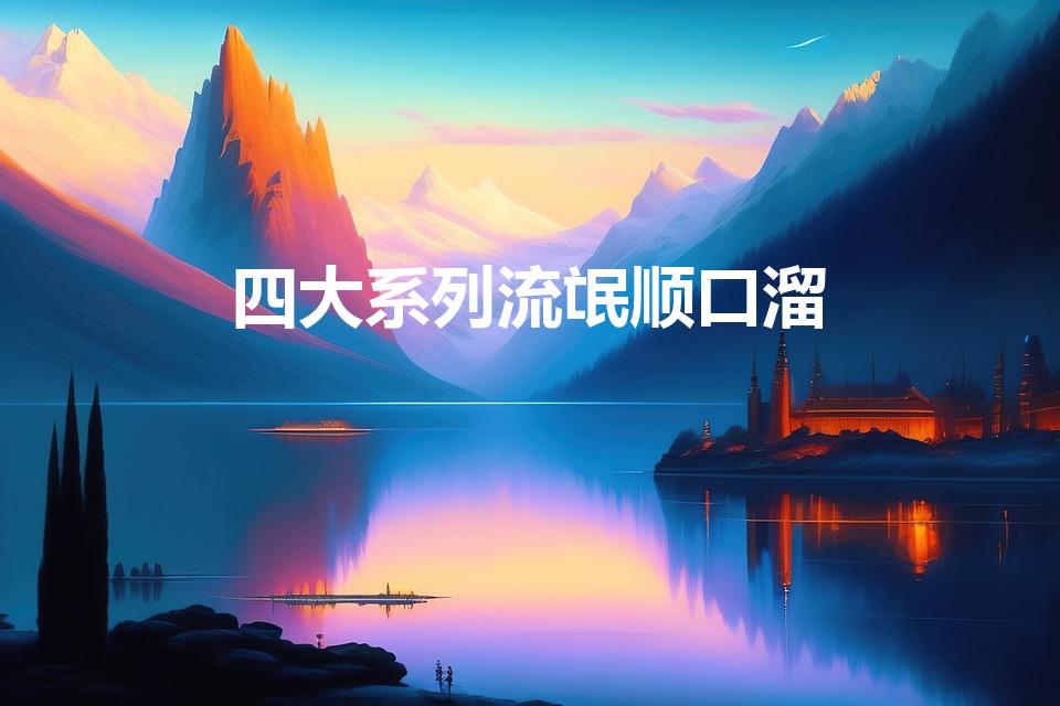 四大系列流氓顺口溜（四大黑顺口溜有哪些）