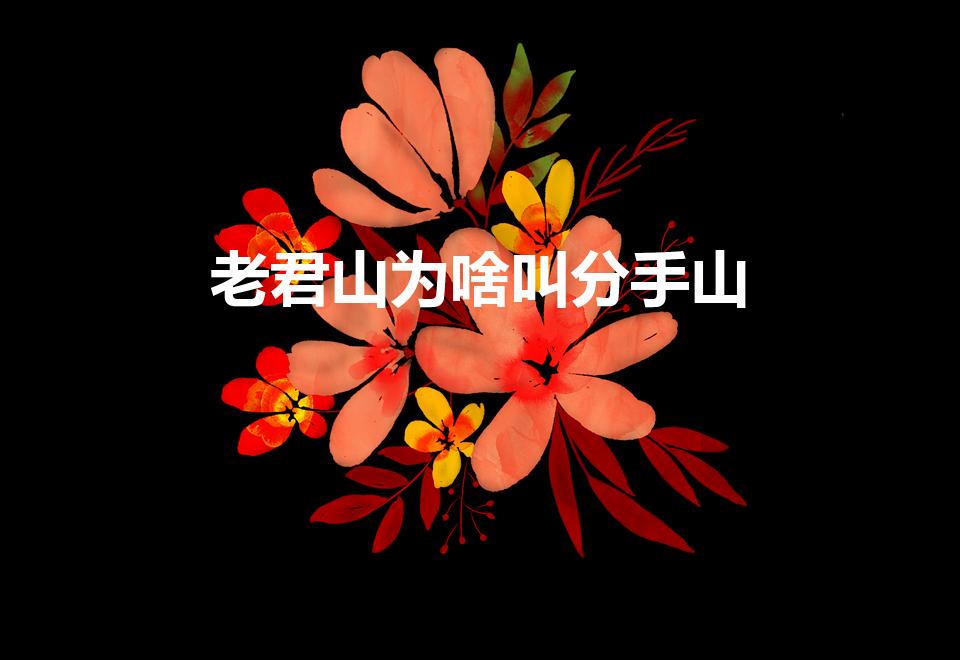 老君山为啥叫分手山