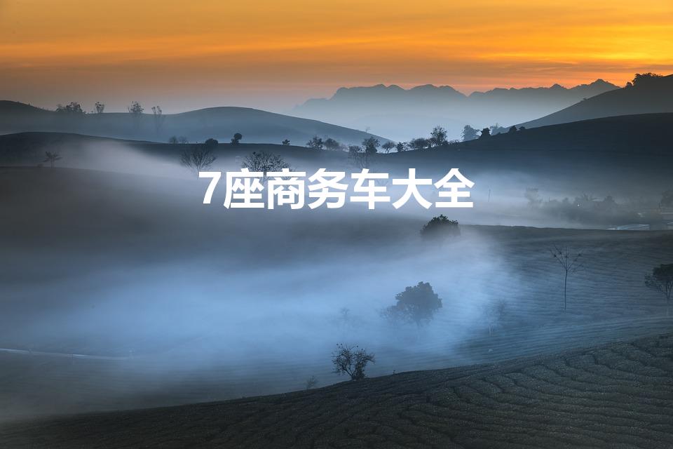 7座商务车大全（七座车mpv排行榜前十名）