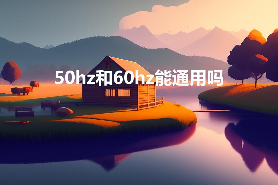 50hz和60hz能通用吗