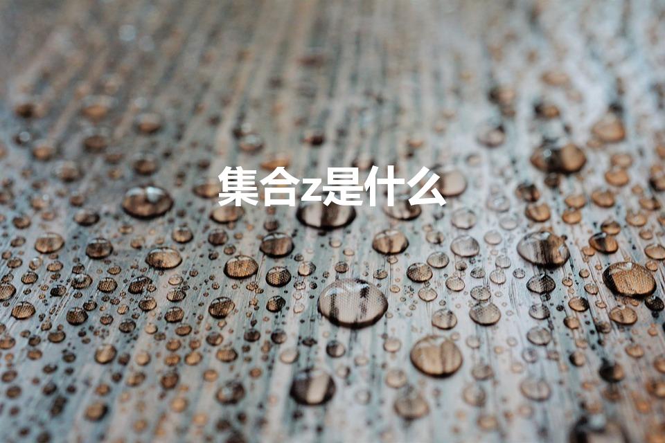 集合z是什么（集合中z代表什么）