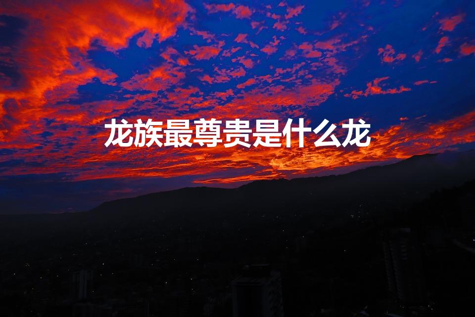 龙族最尊贵是什么龙（古代传说中哪种龙最尊贵）