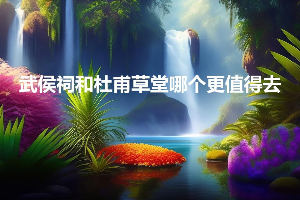 武侯祠和杜甫草堂哪个更值得去（成都最值得去的景点排名）