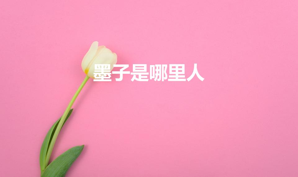 墨子是哪里人（墨子指的是哪里人）