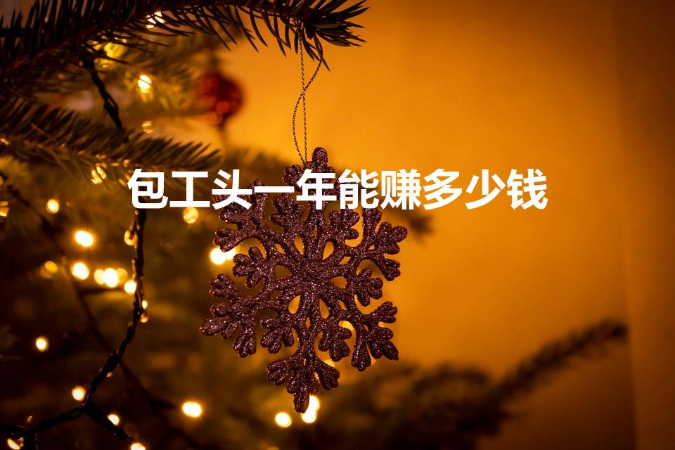 包工头一年能赚多少钱（油漆包工头一年能赚多少）