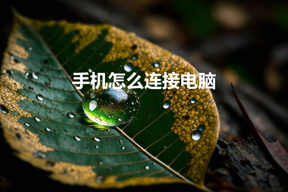 手机怎么连接电脑（手机如何连接电脑）