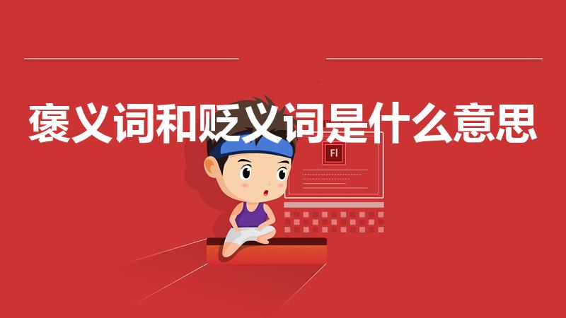 褒义词和贬义词是什么意思（褒义词贬义词是什么意思）