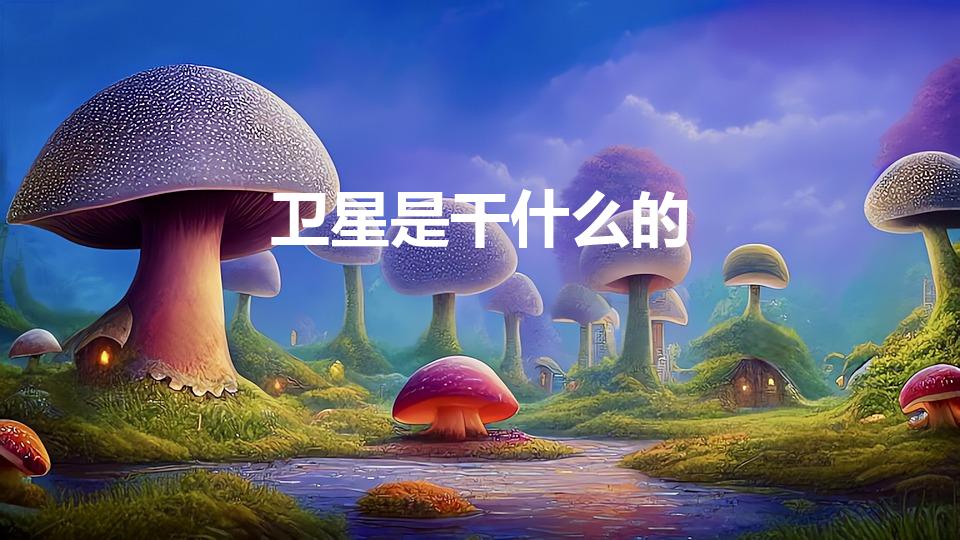卫星是干什么的（卫星是干什么用的）