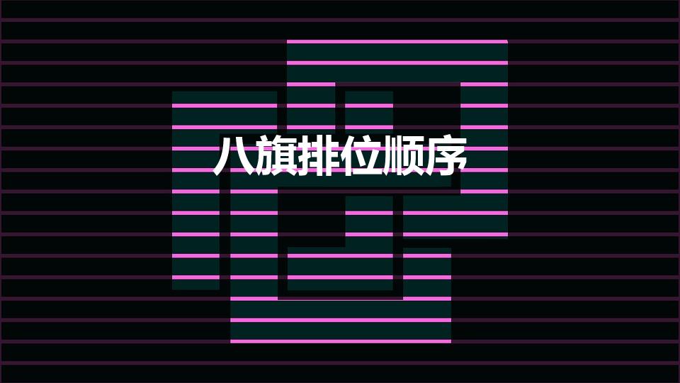 八旗排位顺序（清朝八旗排序）