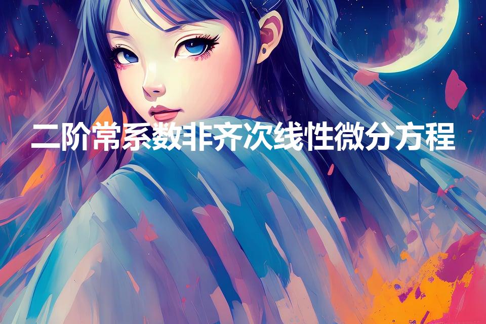 二阶常系数非齐次线性微分方程