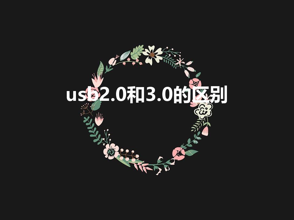 usb2.0和3.0的区别