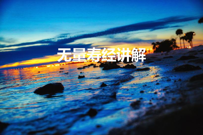 无量寿经讲解（《无量寿经》讲的是什么内容）