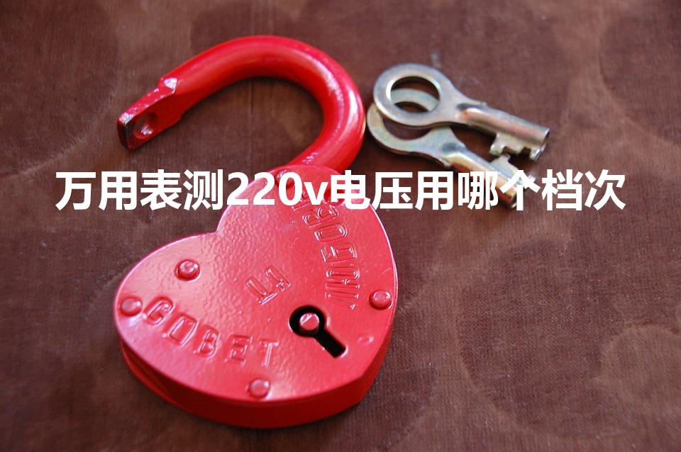 万用表测220v电压用哪个档次