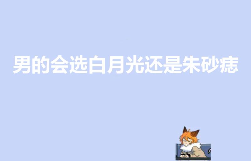 男的会选白月光还是朱砂痣（男人爱白月光还是朱砂痣）