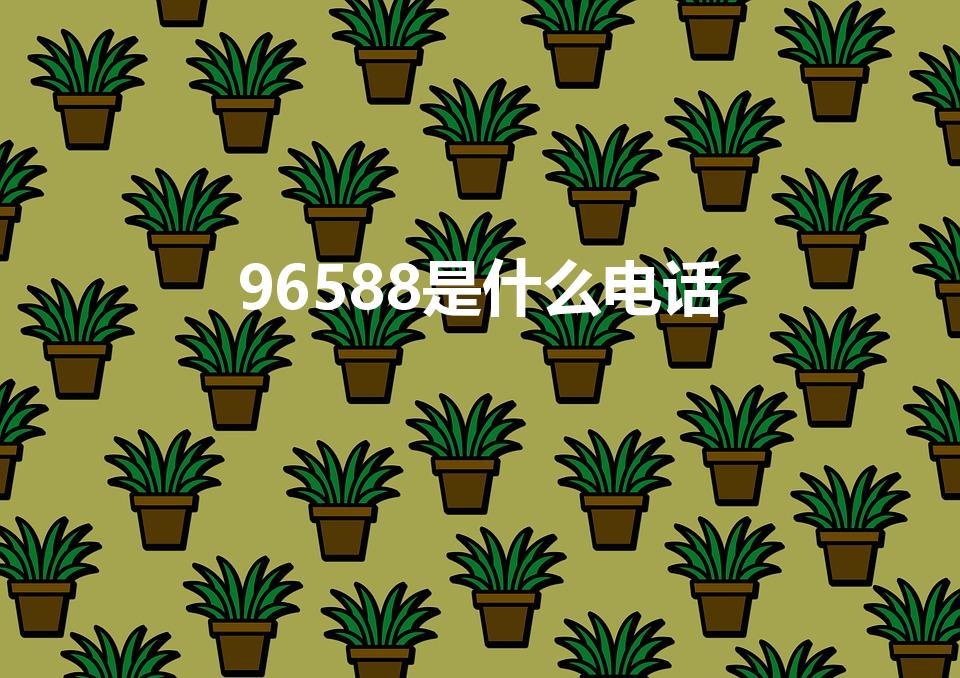96588是什么电话（长春车管所热线96588）