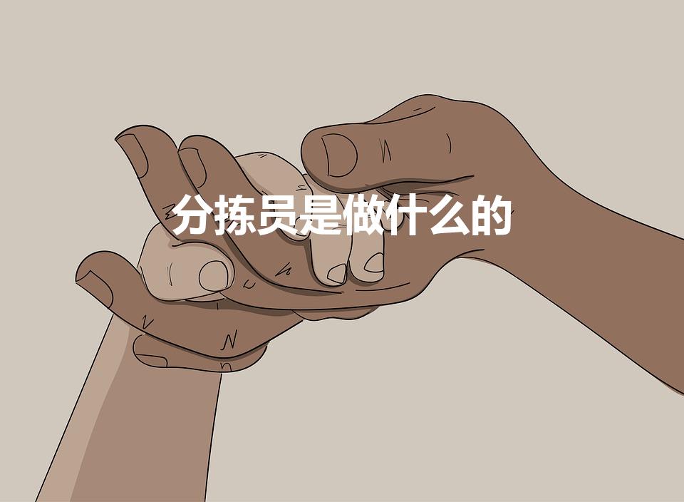 分拣员是做什么的（快递分拣员主要是做什么）