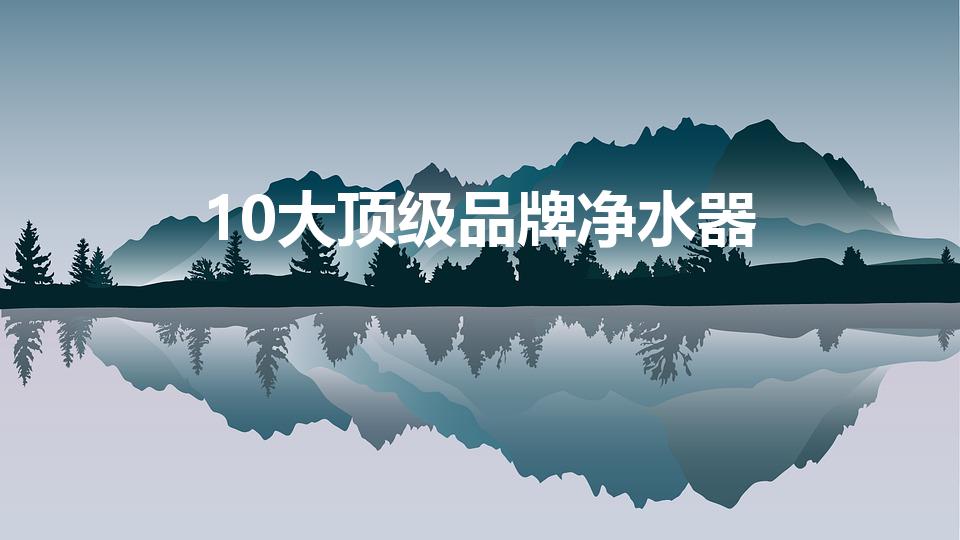 10大顶级品牌净水器