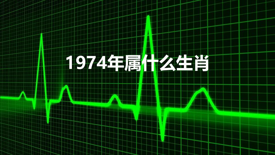 1974年属什么生肖（生肖查询:1974年属什么生肖）