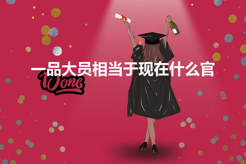 一品大员相当于现在什么官（清朝一品大员是多少品官）