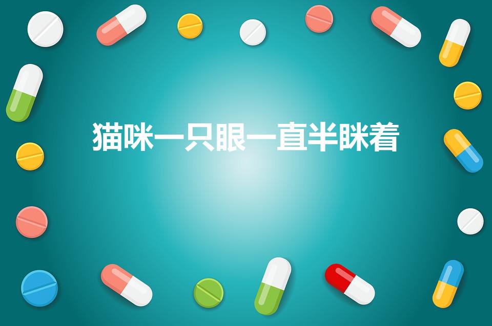猫咪一只眼一直半眯着（猫咪总是眯着一只眼睛）