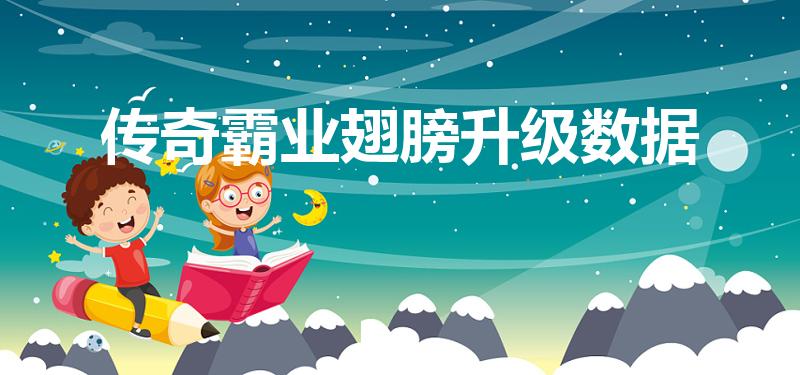 传奇霸业翅膀升级数据（传奇霸业翅膀3升4羽毛需要多少）