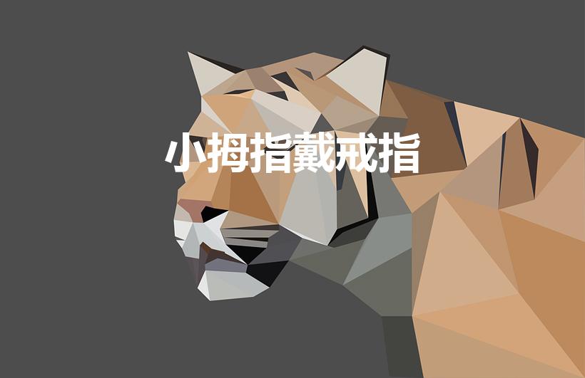 小拇指戴戒指（戒指带在小拇指上代表什么）