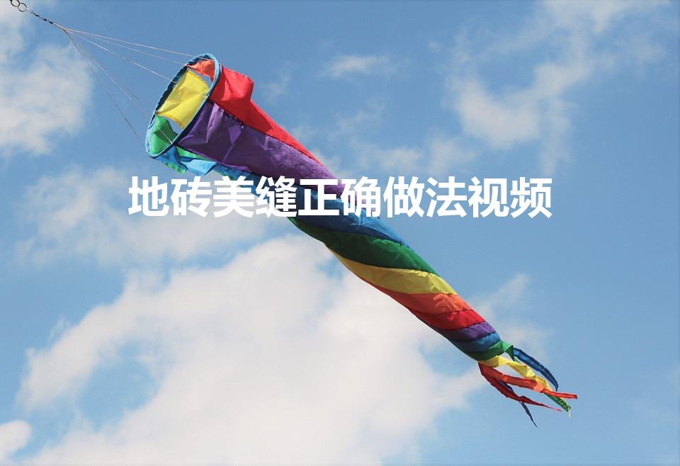 地砖美缝正确做法视频（地板砖美缝怎么操作视频）