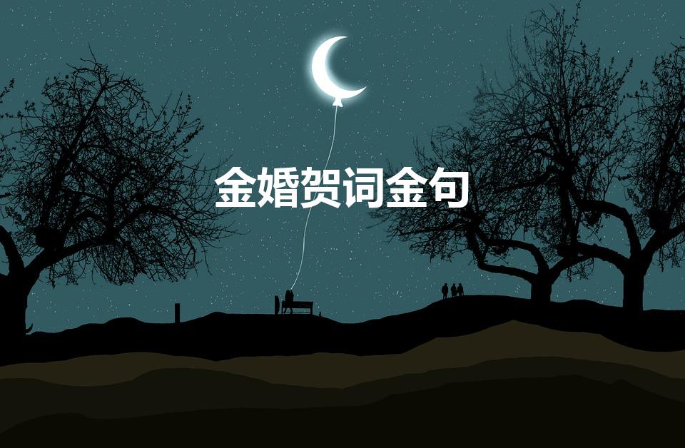 金婚贺词金句（金婚简短贺词八个字）