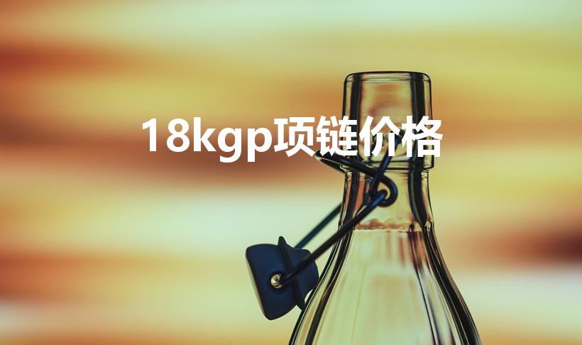 18kgp项链价格（18KGP的项链价值多少）