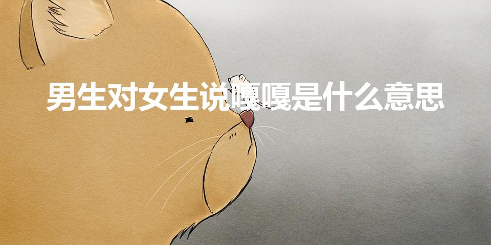 男生对女生说嘎嘎是什么意思（情侣中嘎嘎是什么）