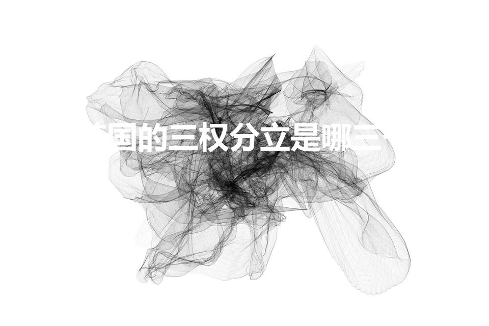 美国的三权分立是哪三个（美国三权分立是指哪三权）