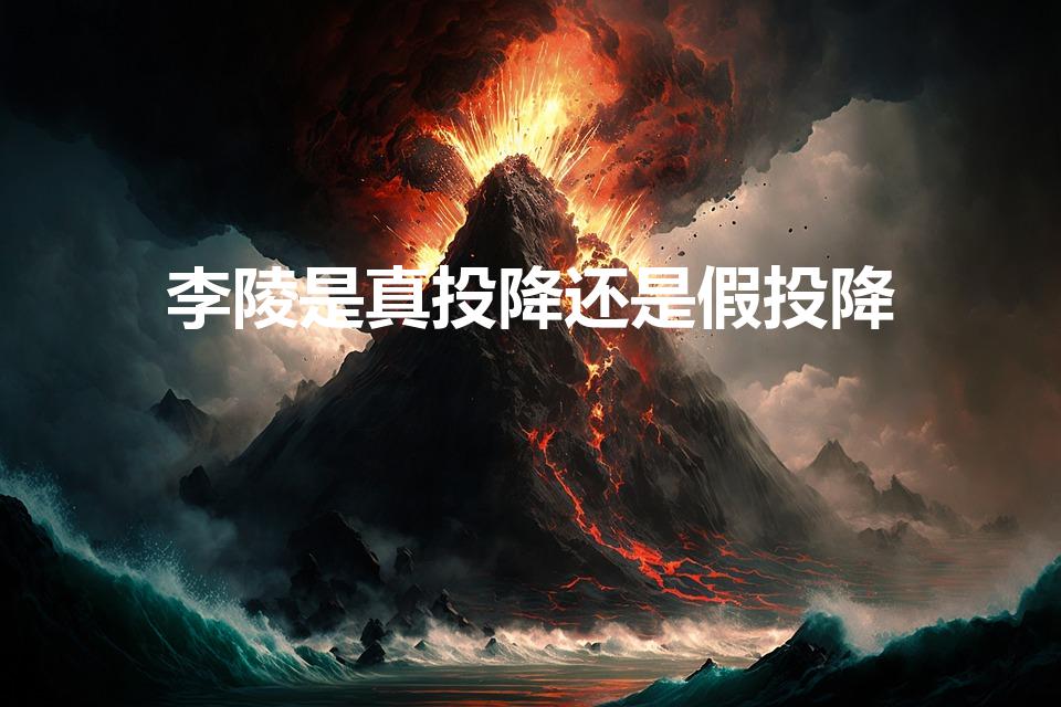李陵是真投降还是假投降