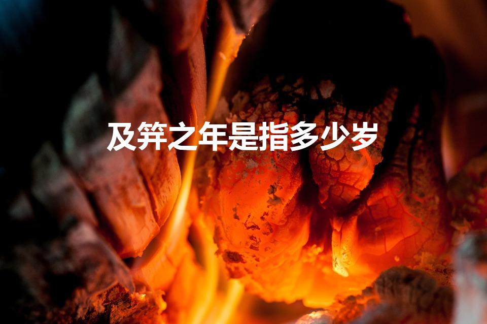 及笄之年是指多少岁（及笄之年是多少岁）