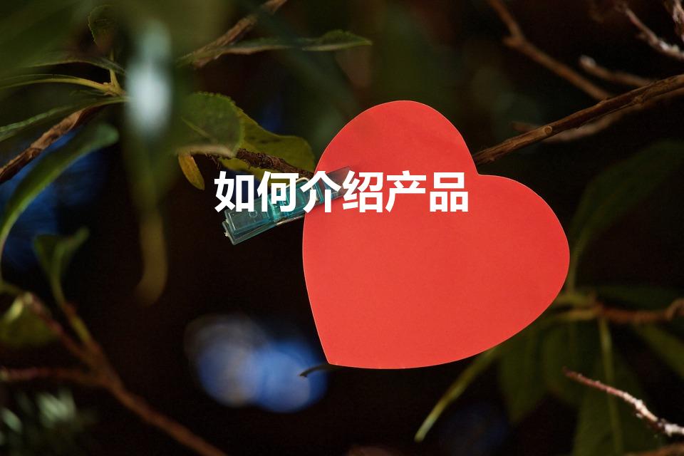 如何介绍产品（如何3分钟就能介绍完自己的产品）